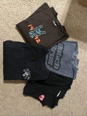 Dutch Bros Multi-Graphic Long Sleeve Tops - Black, Brown, Gray